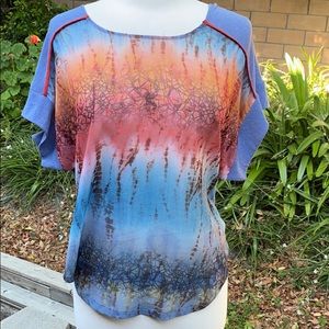 Poéme by Citron Mixed Media Top